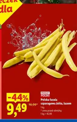 Lidl Polska fasola szparagowa żółta luzem Ryneczek Lidla oferta