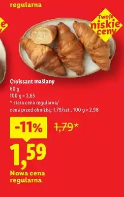 Lidl Croissant maślany oferta