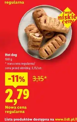 Lidl Hot dog oferta