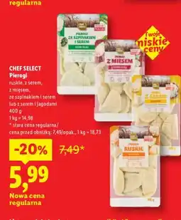 Lidl Pierogi ruskie Chef Select oferta