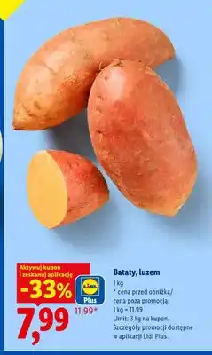 Lidl Bataty luzem oferta