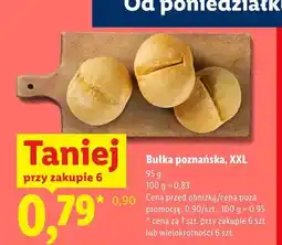 Lidl Bułka poznańska XXL oferta