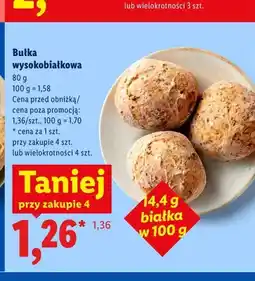 Lidl Bułka wysokobiałkowa oferta