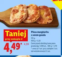 Lidl Pinsa margherita z serem gouda oferta