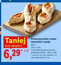 Lidl Frusta prosciutto z serem mozzarella i szynką oferta
