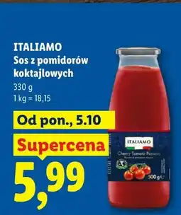 Lidl Sos z pomidorów koktajlowych Italiamo oferta