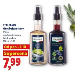 Lidl Ocet balsamiczny condimento bianco Italiamo oferta