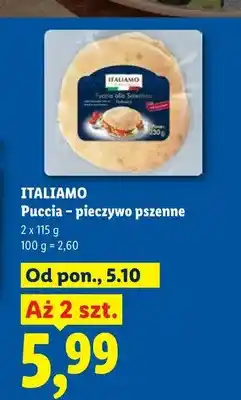 Lidl Puccia pieczywo pszenne 2-pak Italiamo oferta