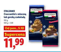 Lidl Croccantini z mleczną czekoladą Italiamo oferta