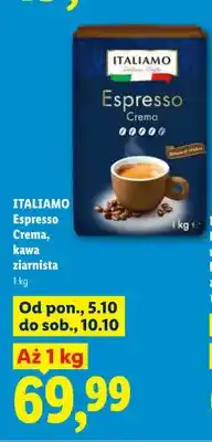 Lidl Kawa ziarnista Espresso Crema Italiamo oferta