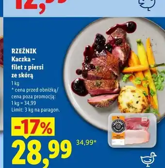 Kaczka - filet z piersi ze skórą Rzeźnik