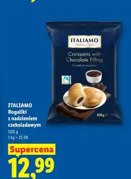 Lidl Rogaliki z nadzieniem czekoladowym Italiamo oferta