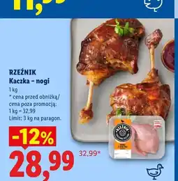 Lidl Kaczka - nogi Rzeźnik oferta
