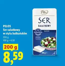 Lidl Ser sałatkowy w stylu bałkańskim Pilos oferta