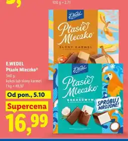 Lidl Ptasie Mleczko kokos E.Wedel oferta