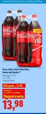 Lidl Napój gazowany Coca-Cola 2-pak oferta