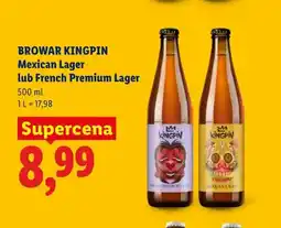 Lidl Piwo Browar Kingpin Mexican Lager oferta