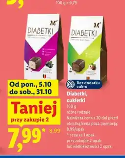 Lidl Cukierki Diabetki oferta