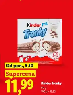 Lidl Kinder Tronky oferta