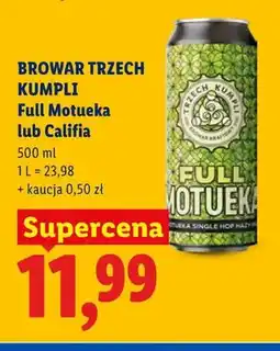Lidl Piwo Browar Trzech Kumpli Full Motueka oferta