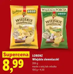 Lidl Wiejskie Ziemniaczki masło z solą Lorenz oferta