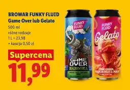 Lidl Piwo Browar Funky Fluid Game Over oferta