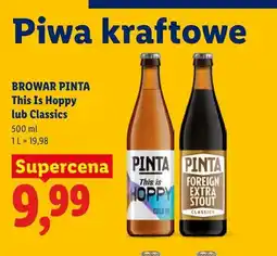 Lidl Piwo Browar Pinta This Is Hoppy oferta