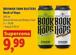 Lidl Piwo Browar Tank Busters Book of Hops Dolcita Kohatu oferta