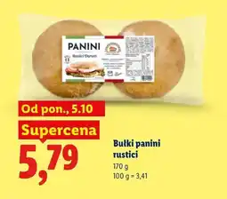 Lidl Bułki panini rustici oferta