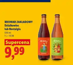 Lidl Piwo Browar Zakładowy Działkowiec oferta