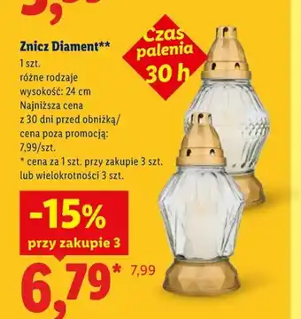 Lidl Znicz Diament oferta