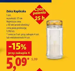 Lidl Znicz Kapliczka oferta