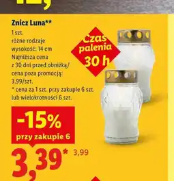 Lidl Znicz Luna oferta