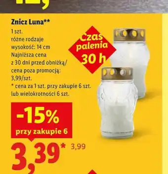 Lidl Znicz Luna oferta