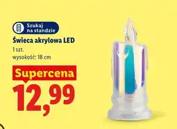 Lidl Świeca akrylowa LED oferta