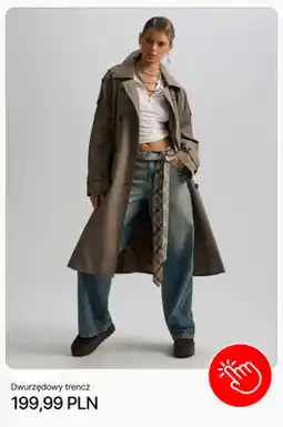 Cropp Dwurzędowy trencz Cropp oferta
