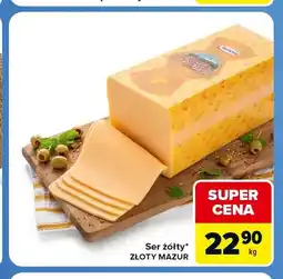 Carrefour Express Ser żółty Złoty Mazur Mlekpol oferta