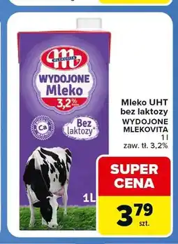 Carrefour Express Mleko UHT bez laktozy Wydojone Mlekovita 3,2% oferta