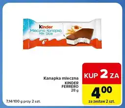 Carrefour Express Kanapka mleczna Kinder oferta