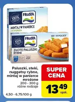 Carrefour Express Mintaj w panierce mrożony Frosta oferta