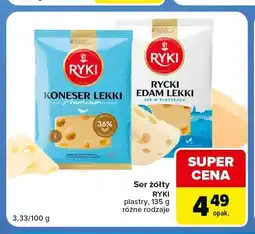 Carrefour Express Ser żółty w plastrach Rycki Edam Lekki Ryki oferta