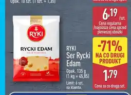 ALDI Ser Rycki Edam w plastrach Ryki oferta