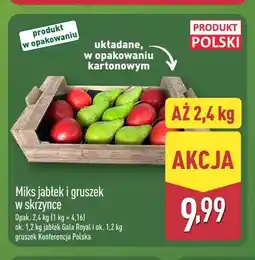 ALDI Miks jabłek i gruszek w skrzynce oferta