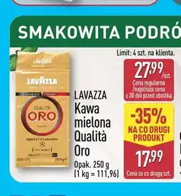 ALDI Kawa mielona Qualità Oro Lavazza oferta