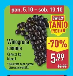 ALDI Winogrona ciemne oferta