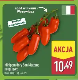 ALDI Minipomidory San Marzano na gałązce oferta