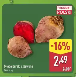 ALDI Buraki czerwone młode oferta