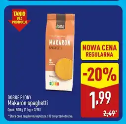 ALDI Makaron spaghetti Dobre Plony oferta