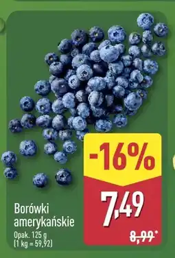 ALDI Borówki amerykańskie oferta