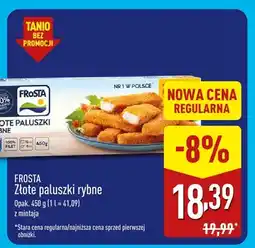ALDI Złote paluszki rybne z mintaja Frosta oferta